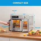 Lustris - French Door Air Fryer Oven