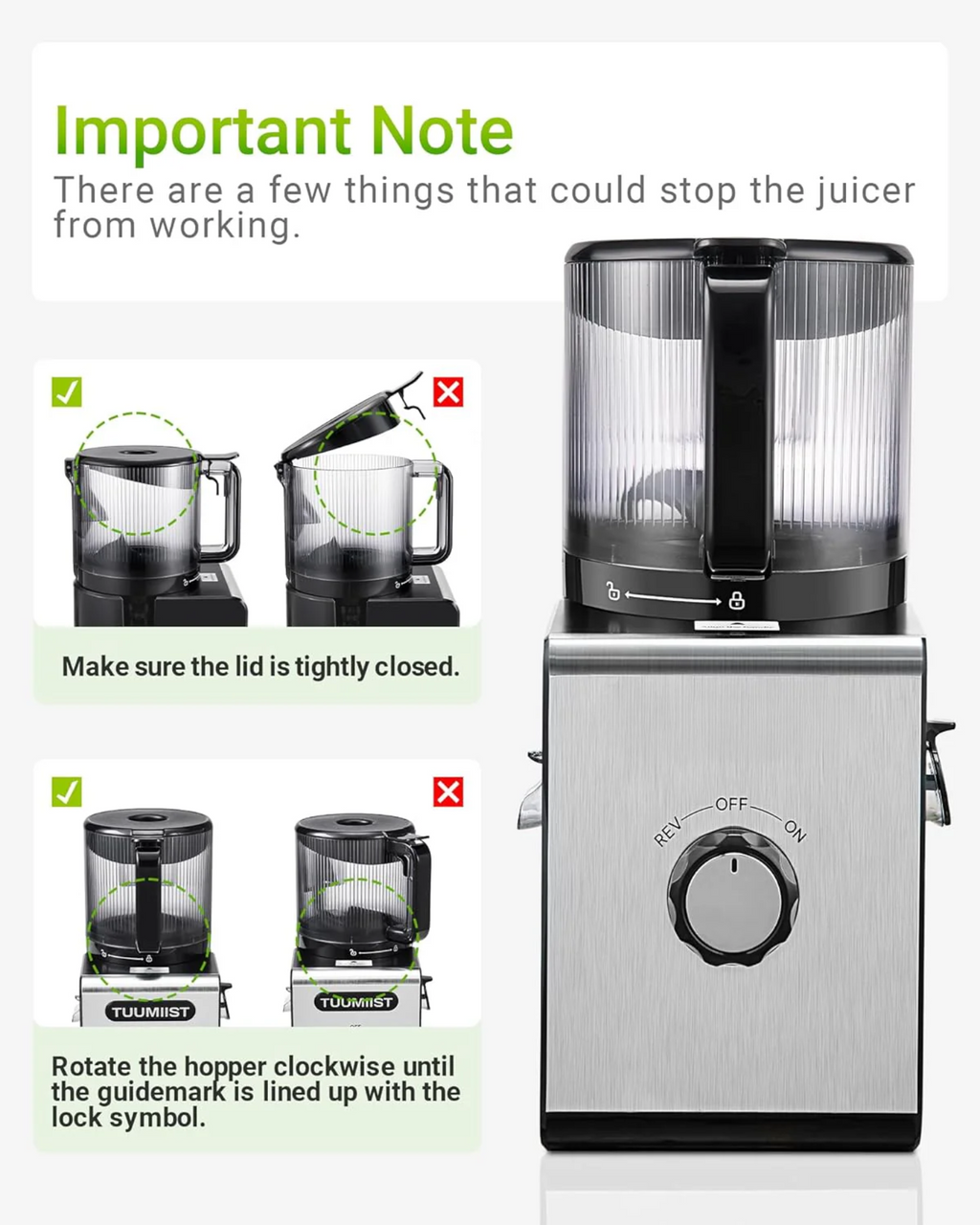 Lustris - Cold Press Juicer Machine