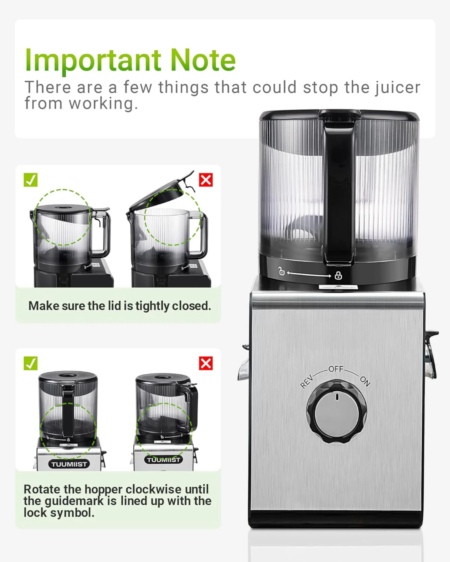 Lustris - Cold Press Juicer Machine