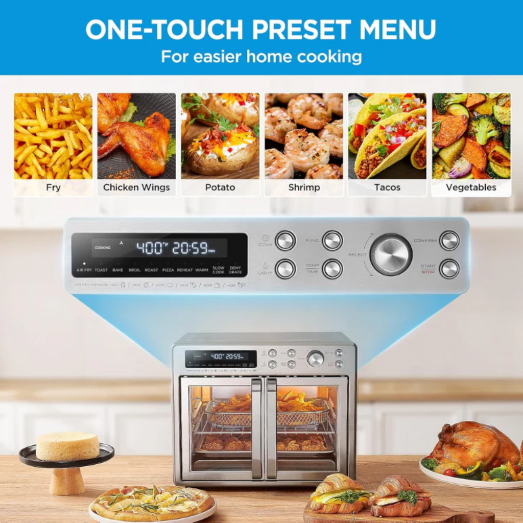 Lustris - French Door Air Fryer Oven