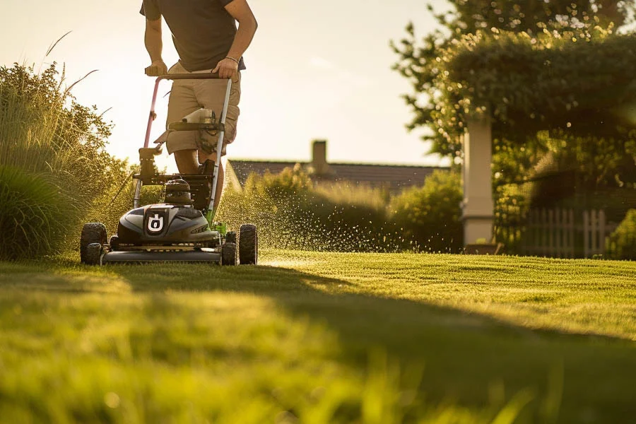 best rated battery lawn mower